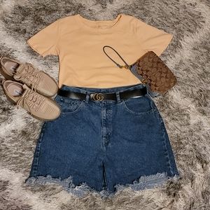 Bill Blass vintage jean shorts